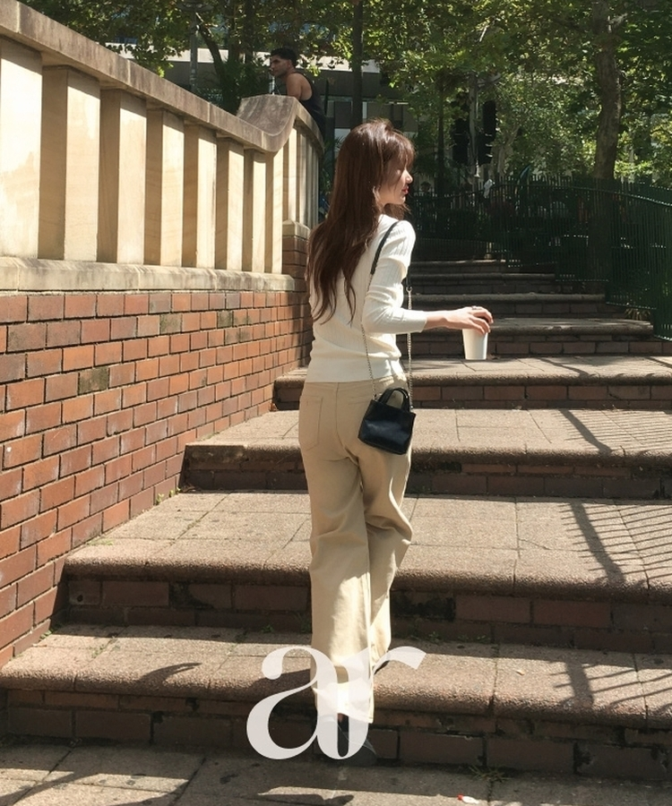 （S-2XL／ショート＆ベーシック＆ロング／3丈／6 Colors♥）ストレート カラー コットンパンツ BEIGE