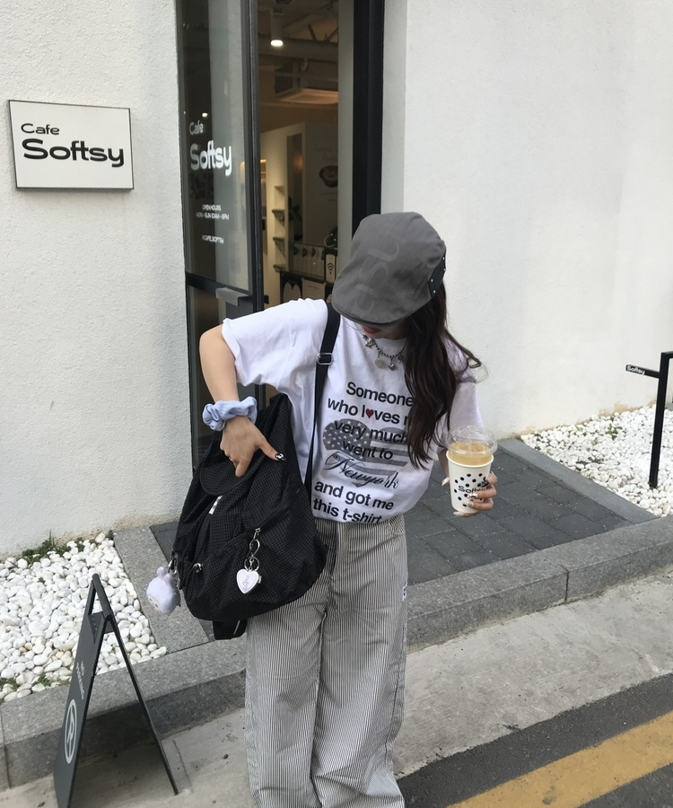 大容量ヴィンテージチェックバックパック BLACK