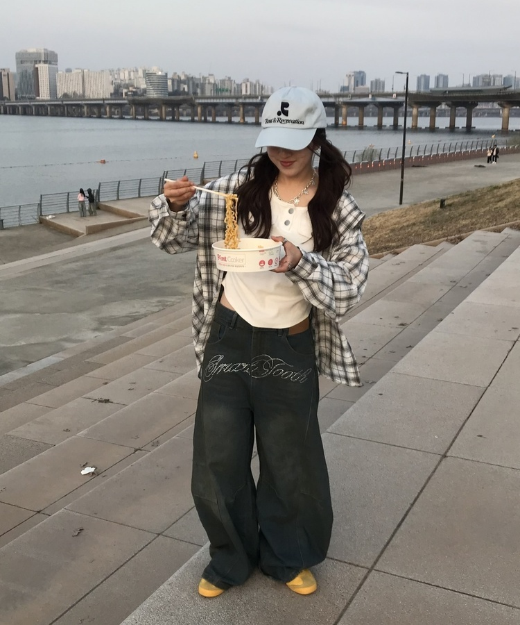 リブヘンリーネッククロップドトップス WHITE