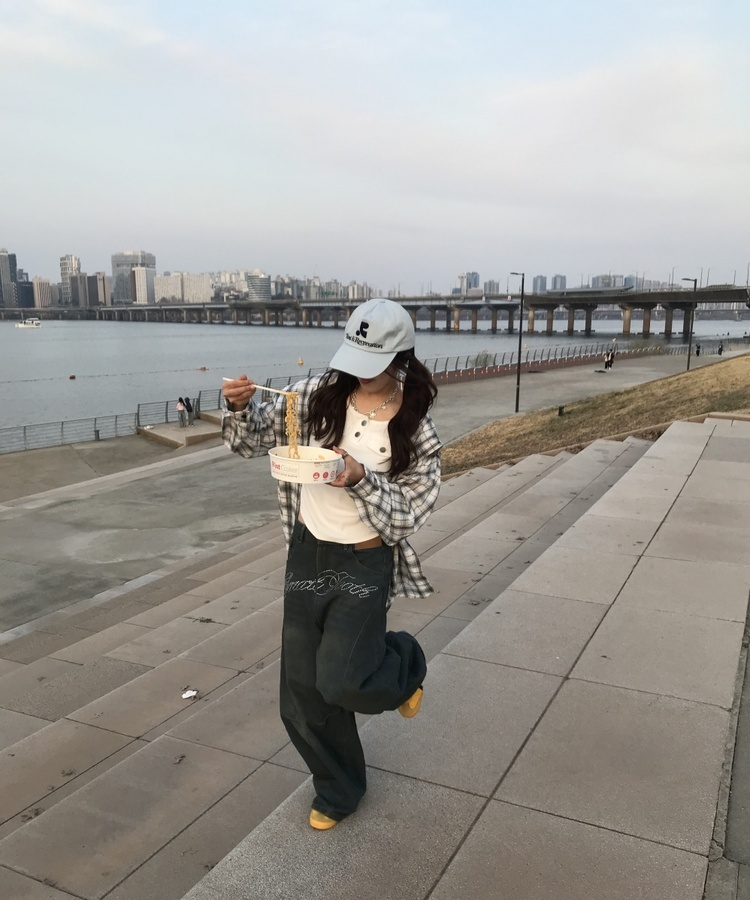 リブヘンリーネッククロップドトップス WHITE