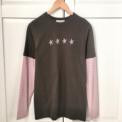 アメカジストライプ長袖Tシャツ