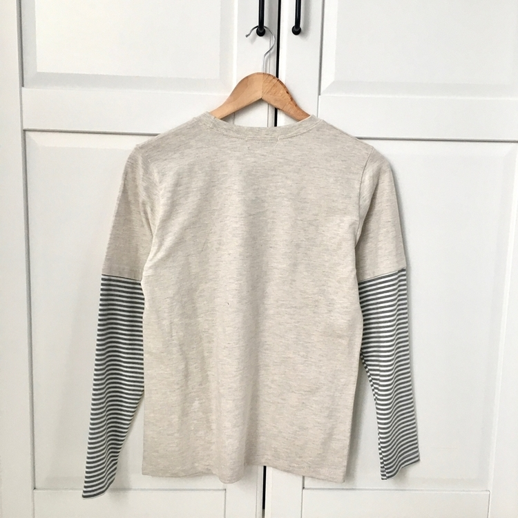 오버핏 빈티지 아메카지 스트라이프 긴팔 티셔츠 개강 데일리 꾸안꾸