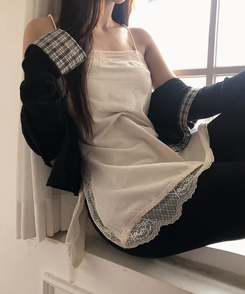 レースキャミソールミニワンピース IVORY