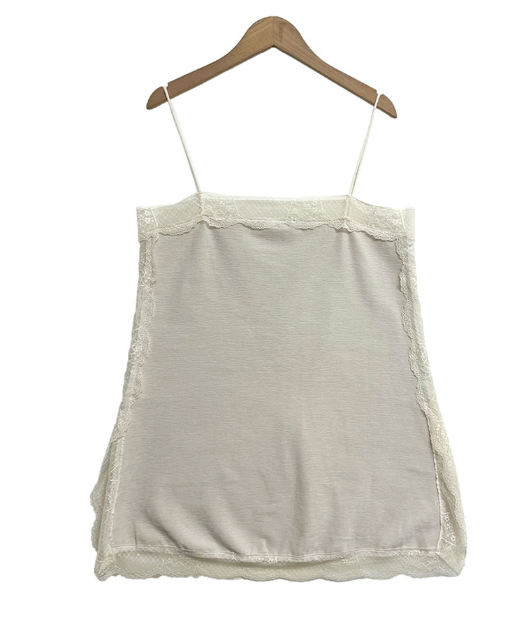 レースキャミソールミニワンピース