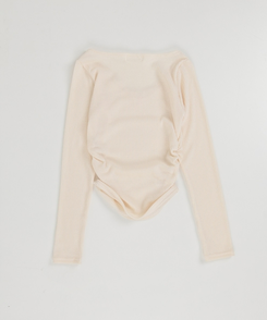 【マフラー付き】レーススリムTシャツ