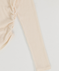 【マフラー付き】レーススリムTシャツ