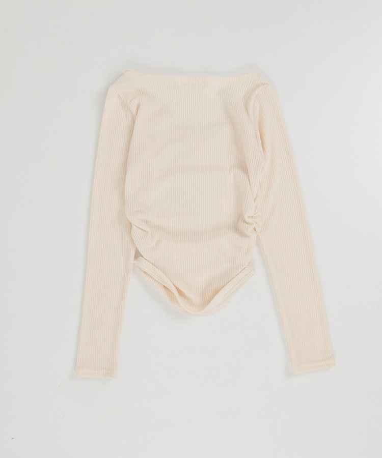 【マフラー付き】レーススリムTシャツ