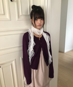 レースロングレイヤードキャミソール PINK