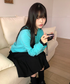 ティアードフリルミディスカート BLACK