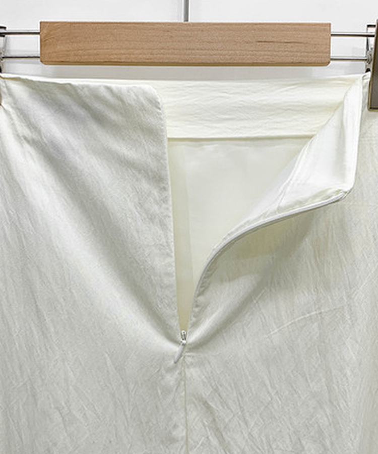 ラップレイヤードロングスカート