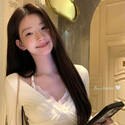 ホルターネックレースTシャツ IVORY