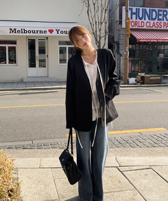 オーバーフィットジャケット BLACK