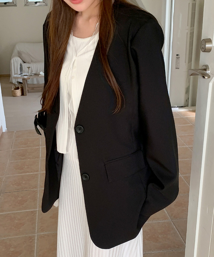 オーバーフィットジャケット BLACK