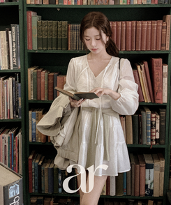 （フェミニンムード／パンツ裏地／SET♥）レースブラウス ティアードミニスカート ツーピースセット IVORY