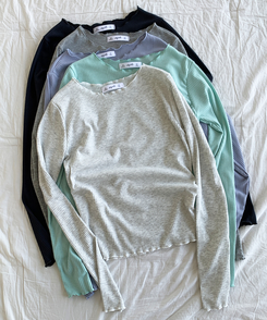 波形スリムTシャツ(5color)