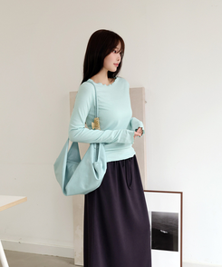 波形スリムTシャツ(5color) MINT