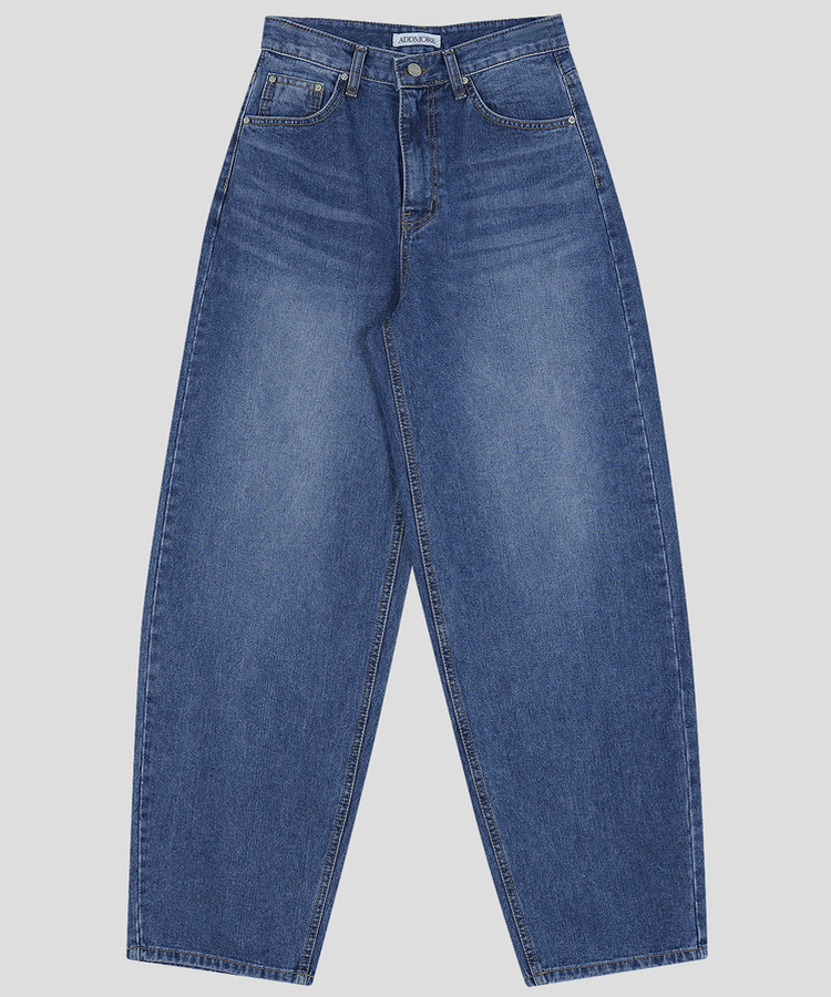 ワイドロングデニムパンツ