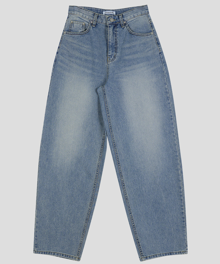 ワイドロングデニムパンツ