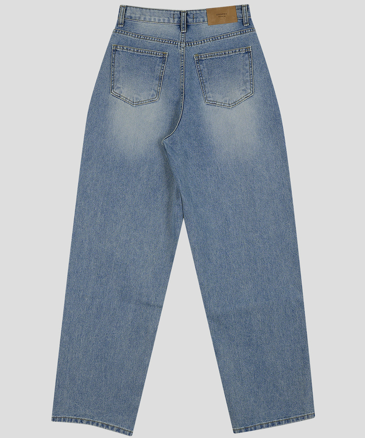 ワイドロングデニムパンツ