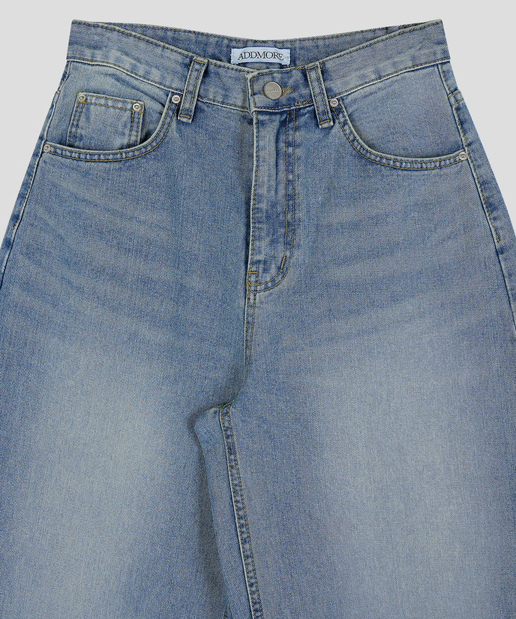 ワイドロングデニムパンツ