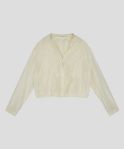 【SET】シースルーシャツブラウス＋キャミソール