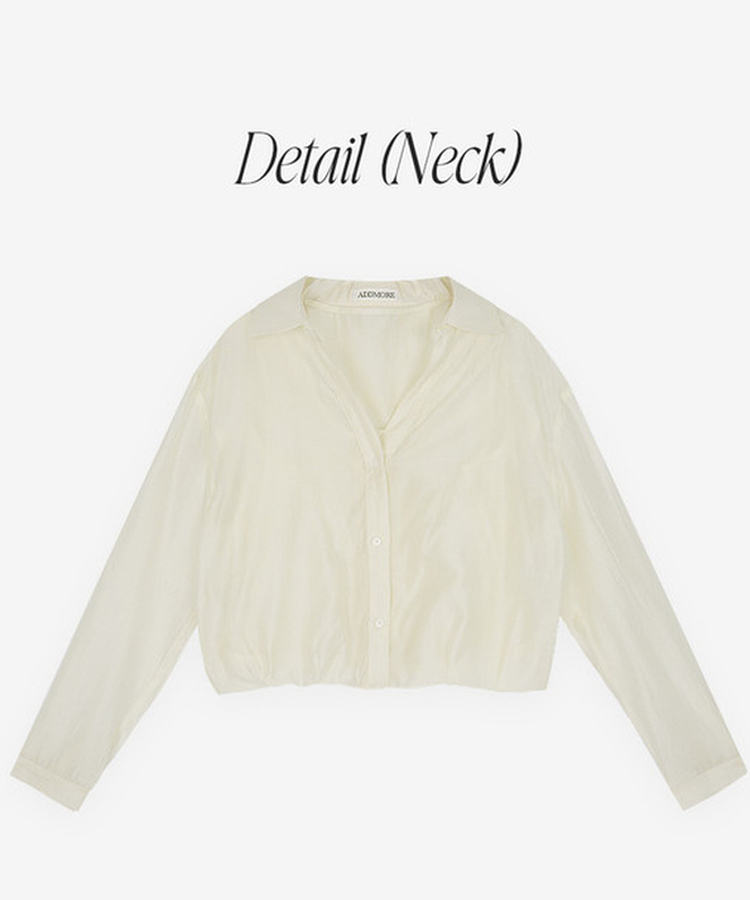 【SET】シースルーシャツブラウス＋キャミソール