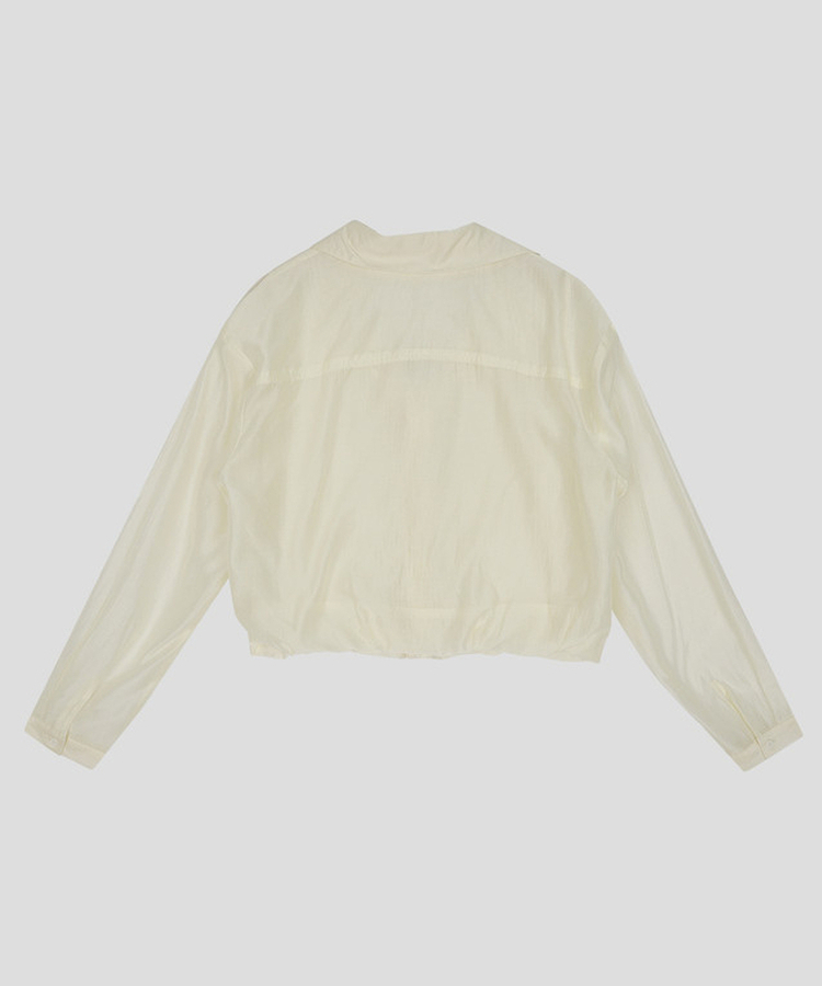 【SET】シースルーシャツブラウス＋キャミソール