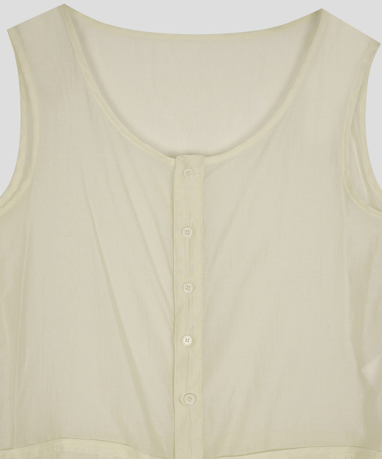 【SET】シースルーシャツブラウス＋キャミソール