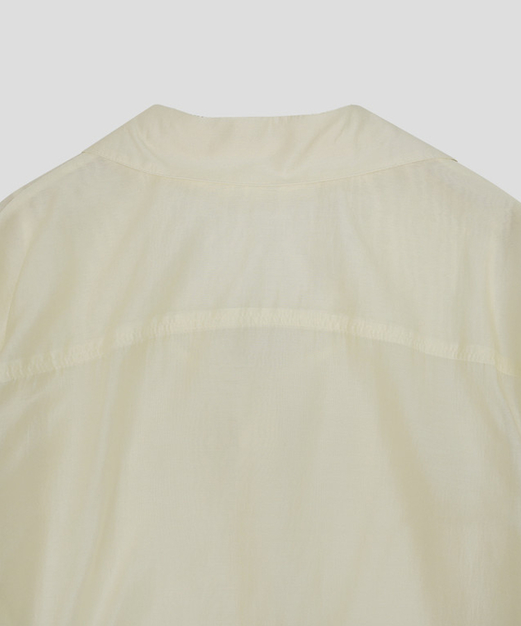 【SET】シースルーシャツブラウス＋キャミソール