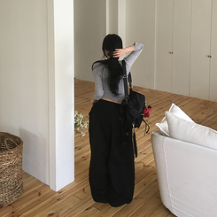 7分丈インナーTシャツ(10color) MERANGE GRAY