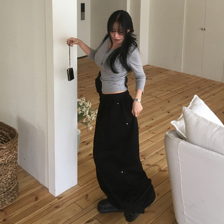 7分丈インナーTシャツ(10color) MERANGE GRAY