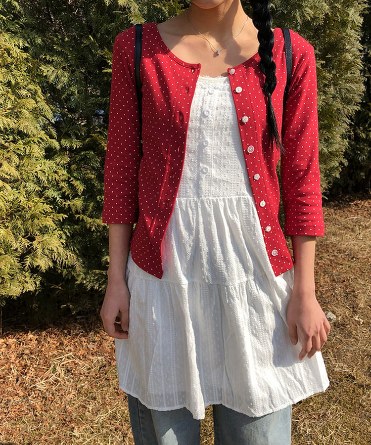 フラワーパンチングレースワンピース IVORY