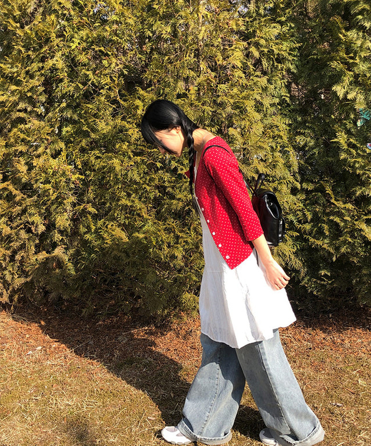 フラワーパンチングレースワンピース IVORY