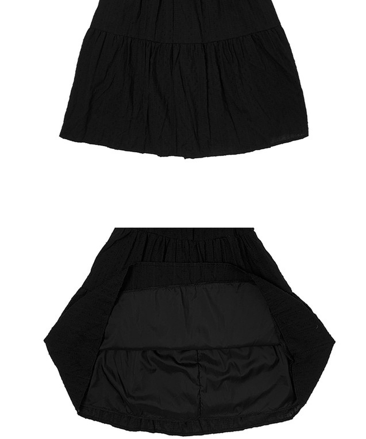 フラワーパンチングレースワンピース