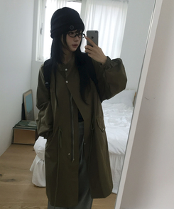 デイリーロングモッズジャンパー KHAKI