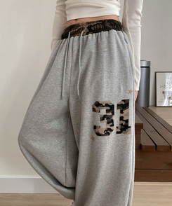 ミリタリーワイドトレーニングパンツ GRAY