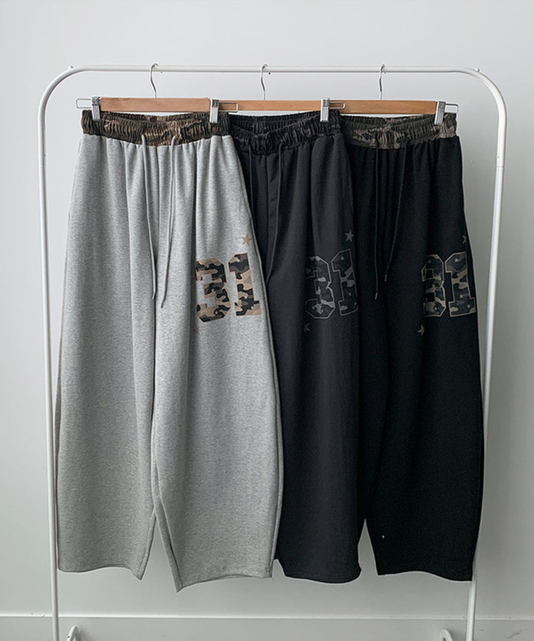 ミリタリーワイドトレーニングパンツ