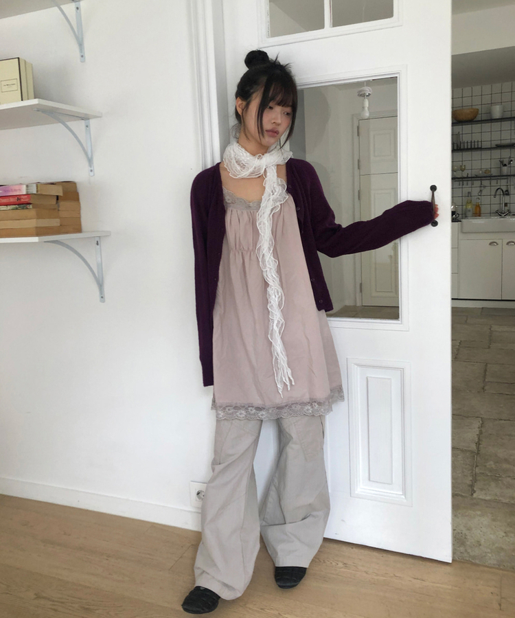 【丈別】ベーシックカーゴパンツ CREAM