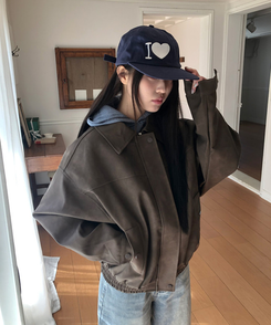 オーバースエードジャケット BROWN