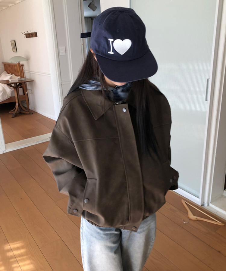 オーバースエードジャケット BROWN