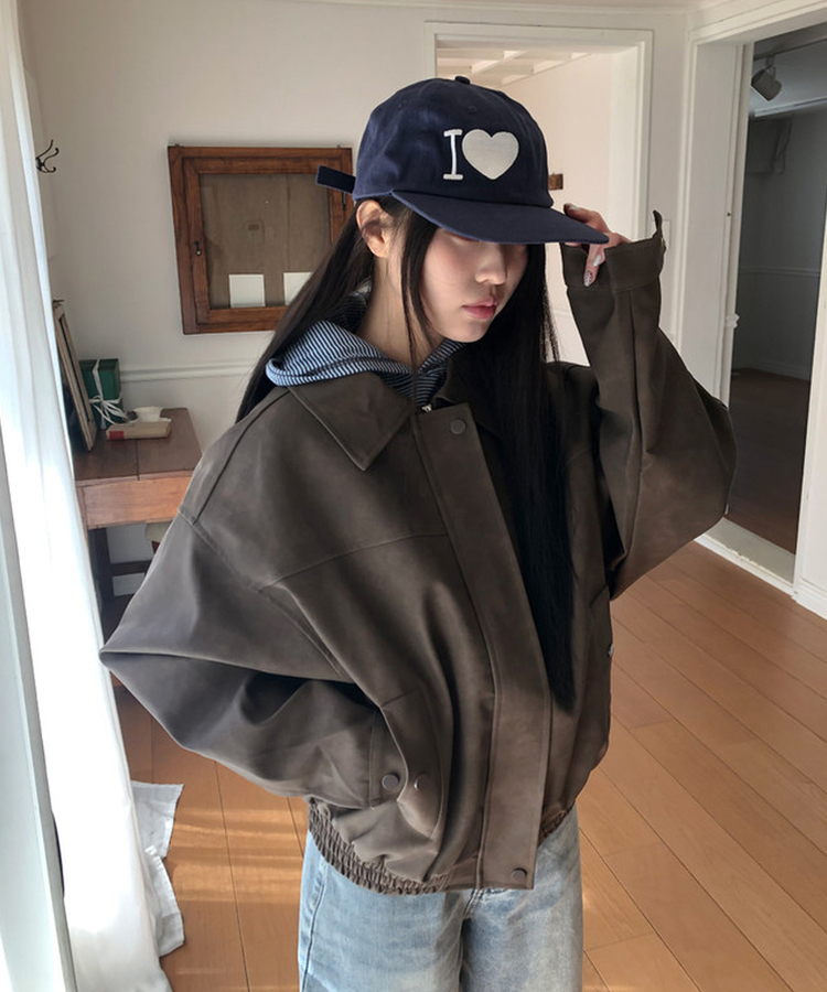 オーバースエードジャケット BROWN