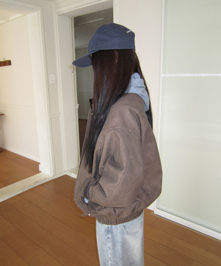 オーバースエードジャケット BROWN