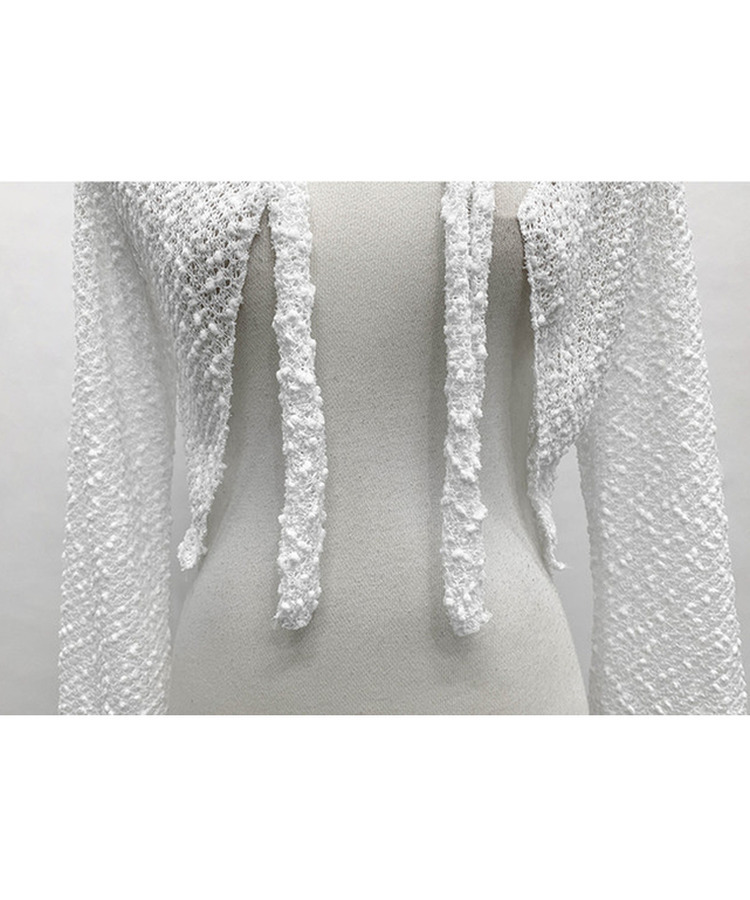 【SET】ボレロカーディガン カップ付きキャミソール マフラー