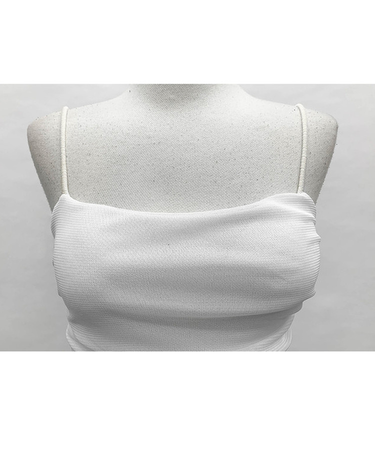 【SET】ボレロカーディガン カップ付きキャミソール マフラー