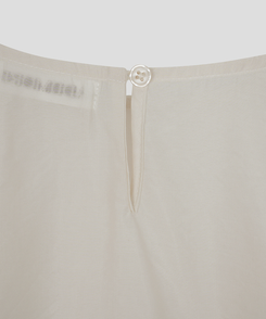 シースルーラップブラウス