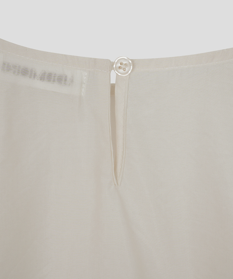 シースルーラップブラウス