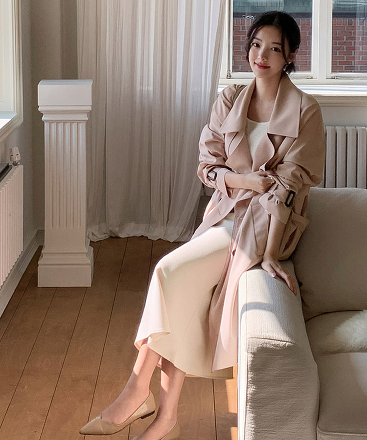 ハイウエストマーメイドスカート IVORY