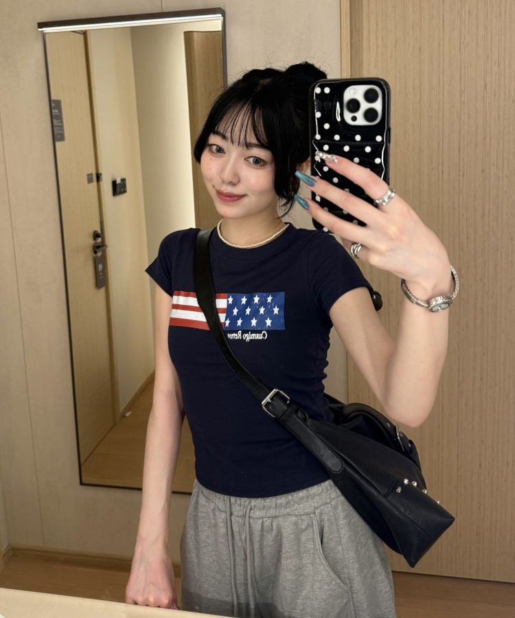 スタッズベルトショルダーバッグ BLACK