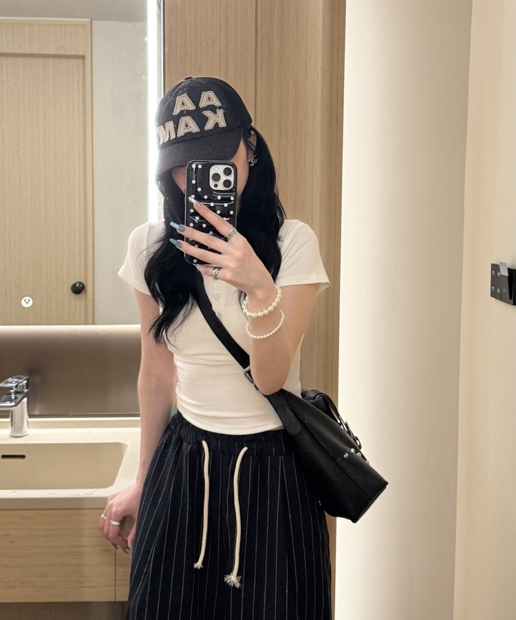 スタッズベルトショルダーバッグ BLACK
