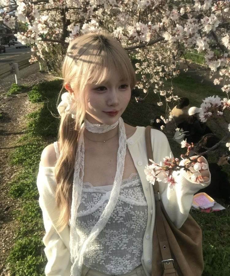 アンティークレースストール WHITE